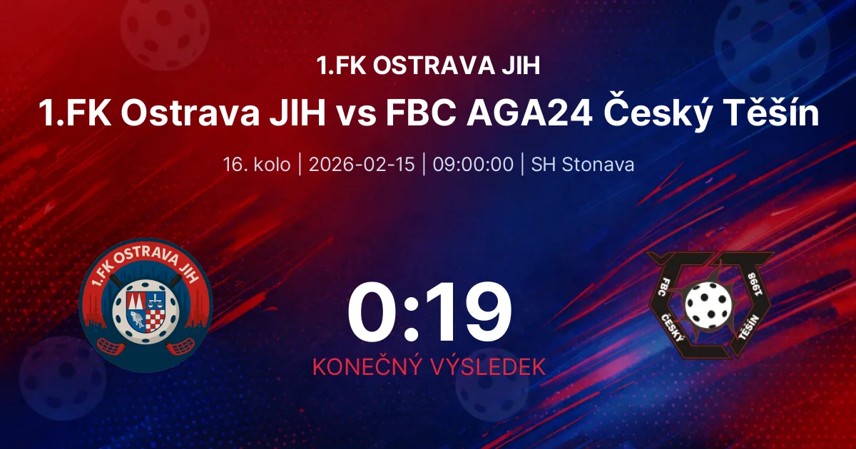 1.FK Ostrava JIH (dorostenci) vs FBC AGA24 Český Těšín